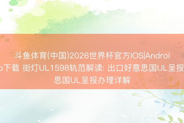 斗鱼体育(中国)2026世界杯官方IOS|Android手机app下载 街灯UL1598轨范解读: 出口好意思国UL呈报办理详解